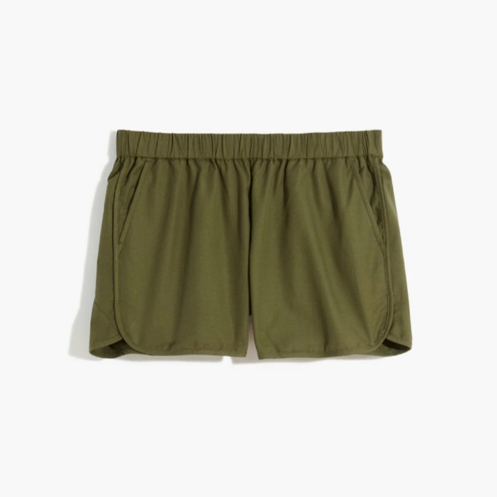 XS NWT Madewell Pull On Shorts Green - Picture 6 of 10